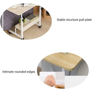 Height Adjustable Overbed Table Over Bed Laptop Desk