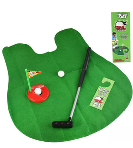 Mini Toilet Golf Fun Gift Game😀