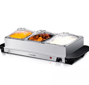 Electric Food Warmer Buffet Server 300w Hot Plate