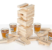 Load image into Gallery viewer, Drunken Jenga Tower Party Drinking Game Building Blocks