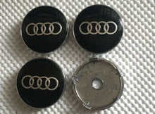 Load image into Gallery viewer, 4 x Centre Caps for Audi Alloy Wheels 60mm