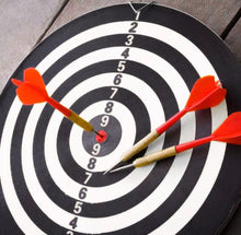 Load image into Gallery viewer, Dart Board Double Sided With 6 Darts Set for Kids or Adults
