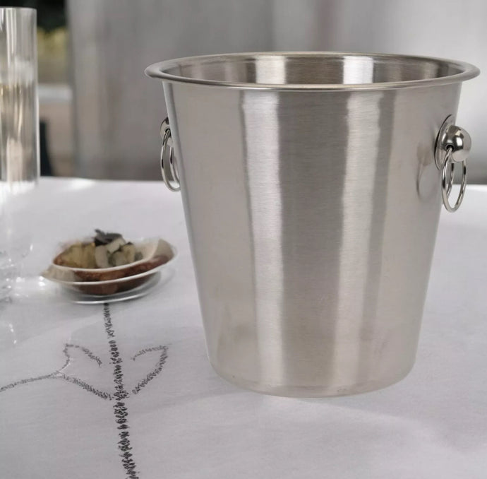 Stainless Steel Silver Champagne Wine Ice Bucket