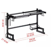 Load image into Gallery viewer, Over Sink Kitchen Shelf Organiser Dish Drainer Drying Rack