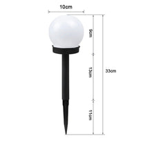Load image into Gallery viewer, 4 Solar LED Lights Outdoor Garden Globe Pathway Lamps
