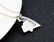 Load image into Gallery viewer, 4 Part Heart Pendant Neckless • Best Friends Forever! Perfect Gift 💝