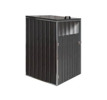 Load image into Gallery viewer, Metal Wheelie Bin Shelter Shed Storage for 1, 2, 3 or 4 Bins