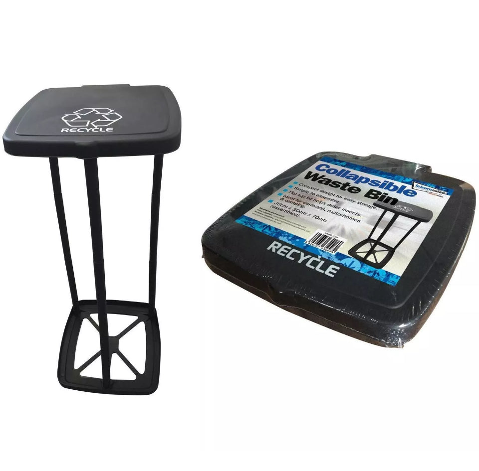 Portable Collapsible Waste Recycle Bin Camping Caravan
