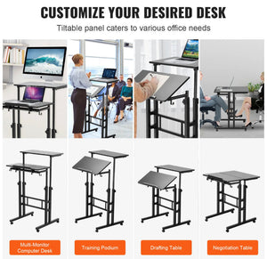 Standing / Sitting Desk Height Adjustable Workstation