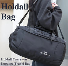 Load image into Gallery viewer, Black Tote Bag for Travel, Gym etc