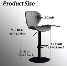 Load image into Gallery viewer, PU Leather Kitchen Breakfast Bar Stool • 3 Colours
