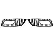 Load image into Gallery viewer, 2 x Fog Light Cover Grills Grilles  Honeycomb For 12-15 Audi A4 B8.5 Black or Black and Chrome