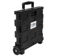 Load image into Gallery viewer, Folding Boot Shopping Trolley Fold Up Storage Box on Wheels