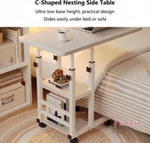 Load image into Gallery viewer, Height Adjustable Overbed Table Over Bed Computer Desk