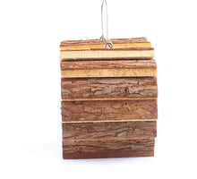 Load image into Gallery viewer, Hanging Wooden Garden Bird Hotel Bird House
