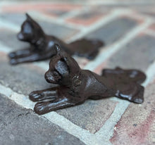 Load image into Gallery viewer, 2 x Cast Iron Cat Door Wedge Stoppers