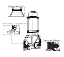 Load image into Gallery viewer, Folding Hand Cart Aluminium Truck Trolley
