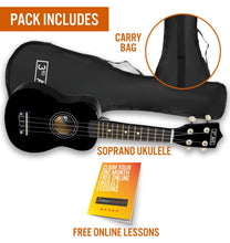Load image into Gallery viewer, Soprano Ukulele 21” inch with Bag • Perfect for Beginner