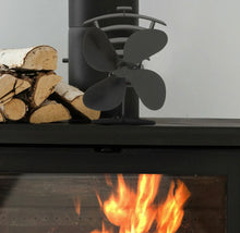 Load image into Gallery viewer, Heat Powered Stove Top Fan for Fireplace- 4 Blade