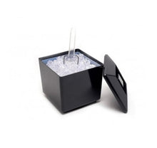 Load image into Gallery viewer, Square Plastic Ice Bucket Black Home Bar