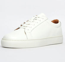 Load image into Gallery viewer, REAL LEATHER - Red Tape Red Herring Mens Classic Leather Casual Trainers White