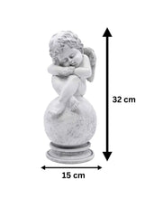 Load image into Gallery viewer, Stone Effect Angel Statue Garden Ornament Figurine