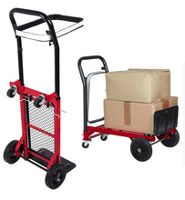 Load image into Gallery viewer, Heavy Duty Multi Purpose Industrial Folding Hand Cart Trolley