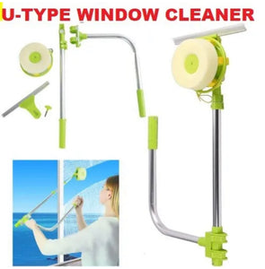 Outside U-Type Window Cleaner & Squeezee