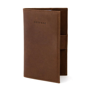 Hoxton Genuine Leather Golf Scorecard Holder with Pen Loop by Gryphen
