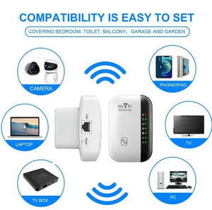 WiFi Signal Extender Range Booster Internet Repeater