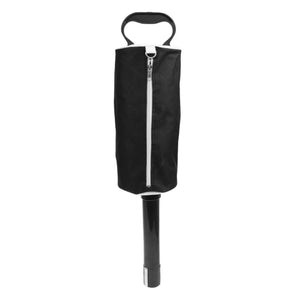 New Zipper Golf Shag Bag Convenient Ball Pick Up Holds 50 Golf Balls Black