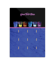 Load image into Gallery viewer, Personalised Metal Home Bar Sign Snack Board Holders - Add Your Own Text