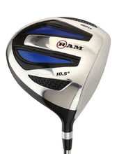 Load image into Gallery viewer, NEW Ram Golf EZ3 Mens 3 x Steel Woods Set 10.5° Driver, 3 &amp; 5 Wood Headcovers Included