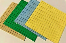 Load image into Gallery viewer, 4 PACK LEGO BOARDS BASES PLATES 16 x 16 STUD 12cms x 12cm