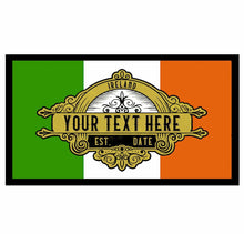 Load image into Gallery viewer, Personalised Ireland Flag Home Bar Runner, Bottle Opener &amp; Coasters Set