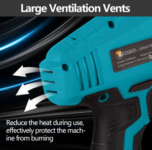 CONENTOOL 21V Cordless Reciprocating Saw Hand Held Saw & 2 Batteries