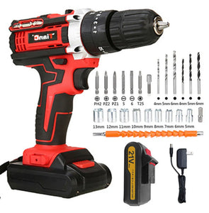 21V CORDLESS DRILL DRIVER SET LI-ION BATTERY ELECTRIC SCREWDRIVER COMBI