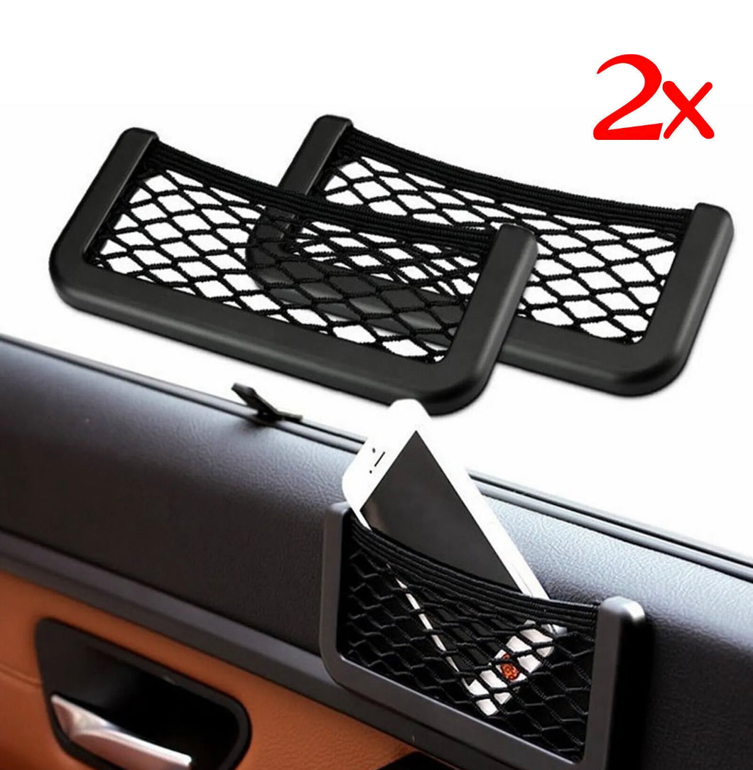 Car Storage Net Pocket Organizer, Universal Mesh Key, Phone, Holder for V W Virtus - Black Car Storage Net Pocket Organizer, Universal Mesh Key, Phone, Holder for V W Virtus - Black