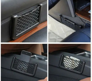 2x Van Car Truck Net Mesh Storage Bag Pocket Elastic Net Holder Phone/Wallet