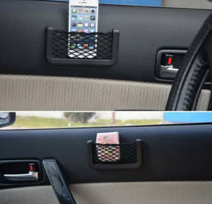 2x Van Car Truck Net Mesh Storage Bag Pocket Elastic Net Holder Phone/Wallet