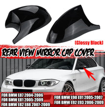 Load image into Gallery viewer, 2x Door Wing Mirror Caps Covers For BMW E81 E82 E90 E91 E92 E93 Pre LCI