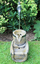 Load image into Gallery viewer, Indoor or Outdoor Water Feature Fountain LED Lights Tap Barrel Garden Ornament