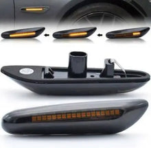 Load image into Gallery viewer, 2 x Dynamic Smoked Side Indicator Turn Signal Lights for BMW E90 E92 E60 E87 E82 LED