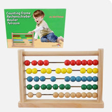 Load image into Gallery viewer, Wooden Abacus Counting Beads Number Frame Learning Maths Toy Made of Real Wood ✓ New Valu2u