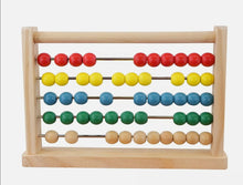 Load image into Gallery viewer, Wooden Abacus Counting Beads Number Frame Learning Maths Toy Made of Real Wood ✓ New Valu2u