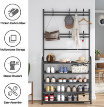 Load image into Gallery viewer, Clothes Rail Rack Metal Garment Shoe Storage Shelf Hook Hanging Display Stand • New Valu2u • Free Delivery