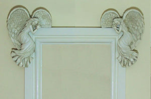 Set of 2 Door Frame Angel Wings Wall Angels Sculpture Ornament Garden Home