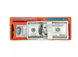 BENION® RFID Blocking Wallet Credit Card Holder Leather Metal Money Clip
