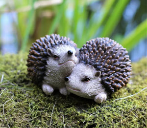 Baby Hedgehogs Garden Ornament