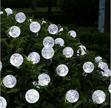 Load image into Gallery viewer, 30 Solar String Lights Bright White Ball Fairy Light Outdoor Garden Patio